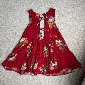 Free People Floral Midi Dress